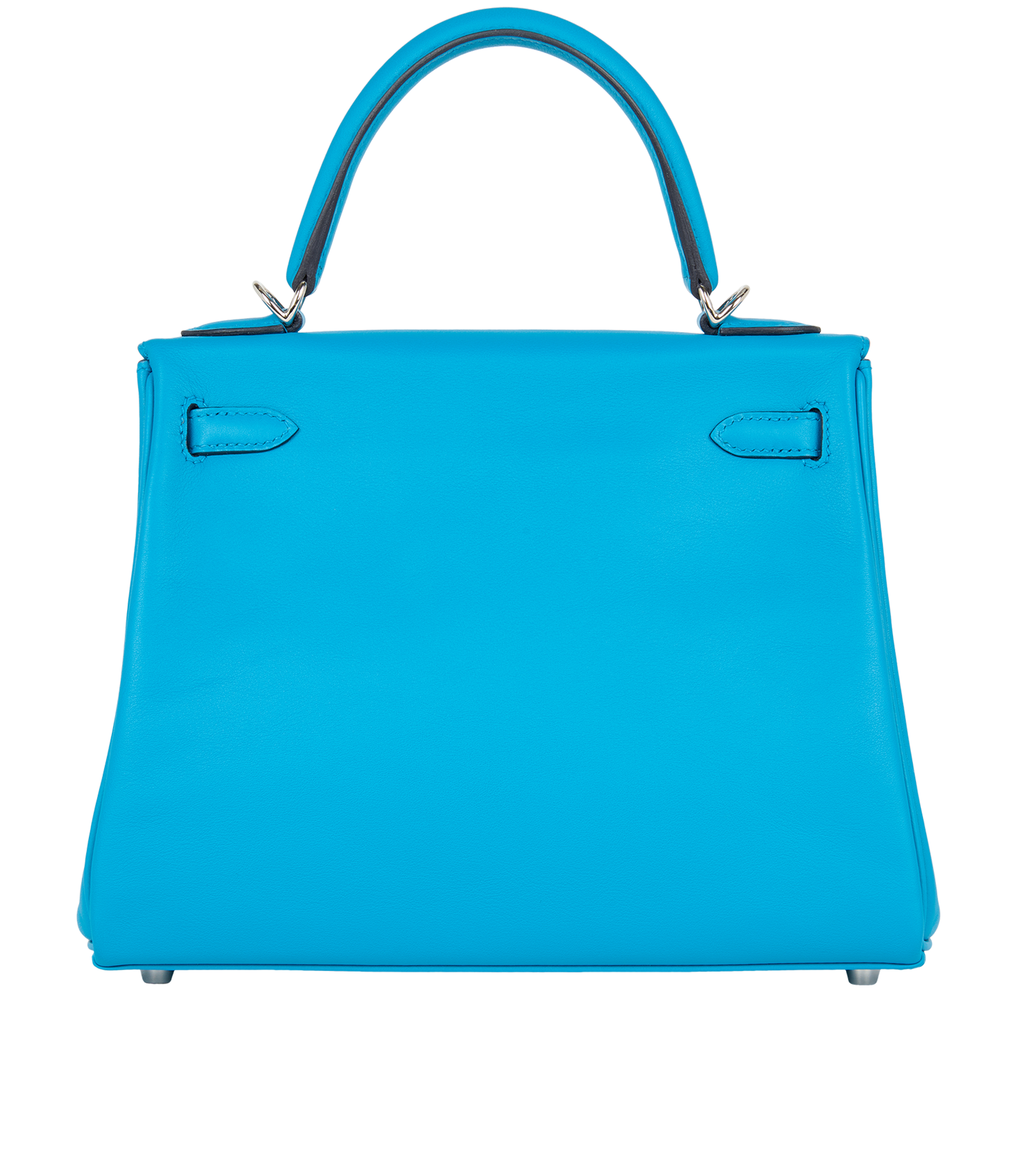 Kelly 25 Retourne In Swift Blue Frida, &pound;16,500, Handbags, Blue, Leather, Back view
